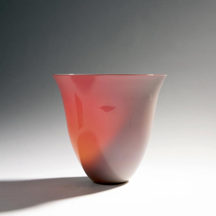 Hauptbild zu Objekt, Vase 'Incamiciato', um 1928, Cappellin, M.V.M., Murano (zugeschrieben), 143C 611