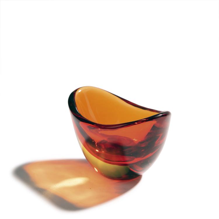 Hauptbild zu Objekt, Sch&auml;lchen 'Sommerso', 1953, Seguso Vetri d'Arte, Murano, 143C 586