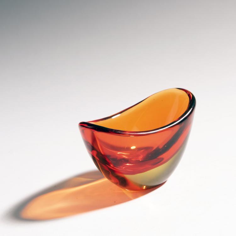 Bild 1 zu Objekt, Sch&auml;lchen 'Sommerso', 1953, Seguso Vetri d'Arte, Murano, 143C 586