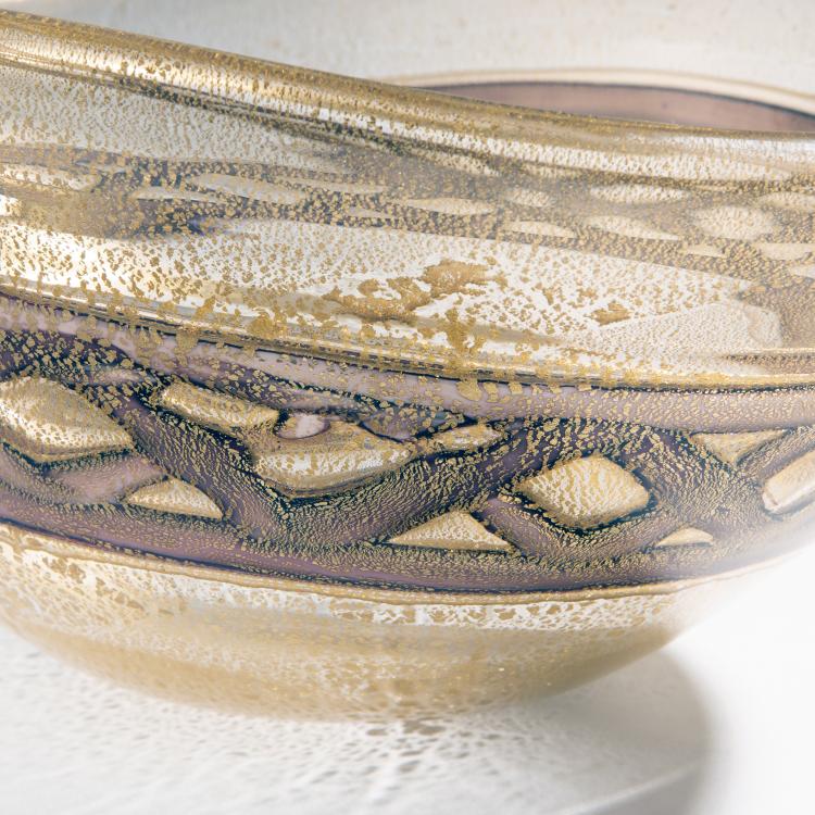 Bild 2 zu Objekt, Schale 'Pezzo unico di prova', 1955-60, Barovier & Toso, Murano, 143C 554