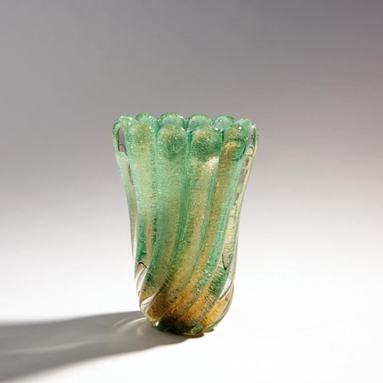 Bild 1 zu Objekt, Vase 'Cordonato oro', um 1941, Seguso Vetri d'Arte, Murano, 143C 584