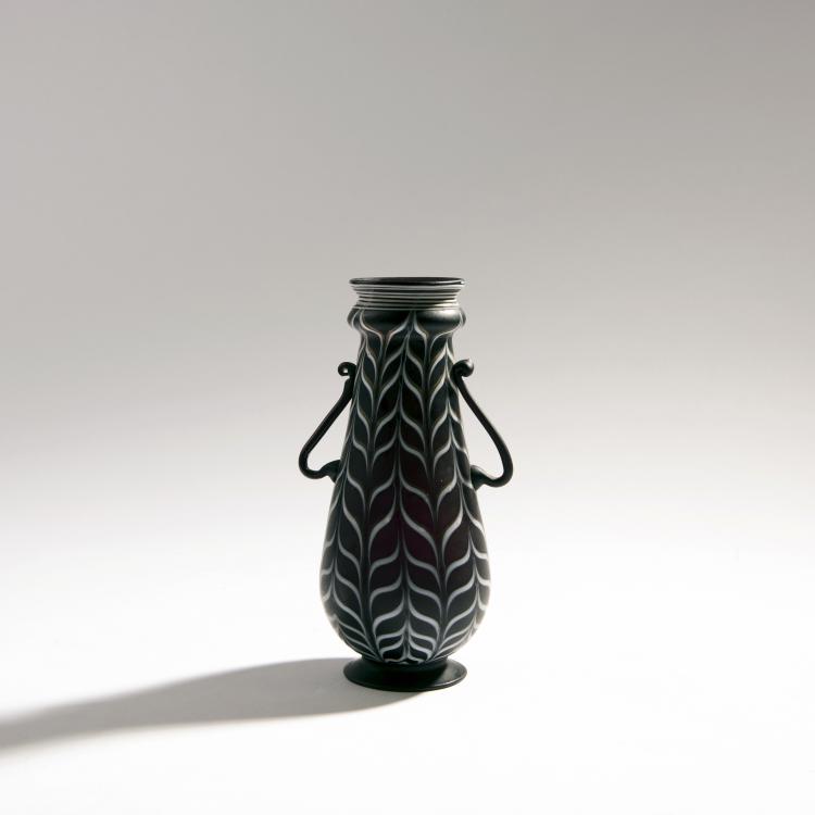 Hauptbild zu Objekt, Henkelvase 'Fenicio', um 1910, Toso, Fratelli, Murano, 143C 628