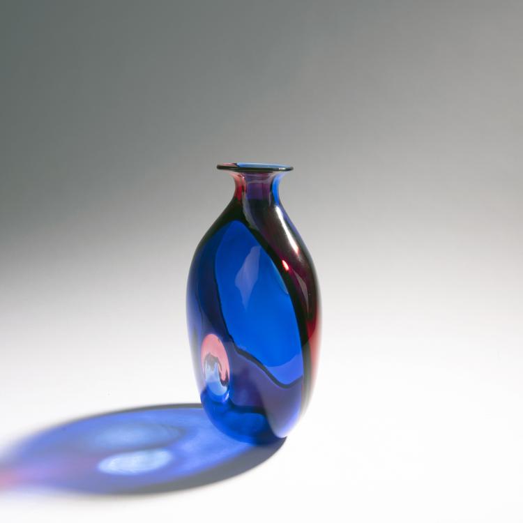 Bild 1 zu Objekt, Vase 'Carnevale', um 1987, Seguso, Archimede, Murano, 143C 599