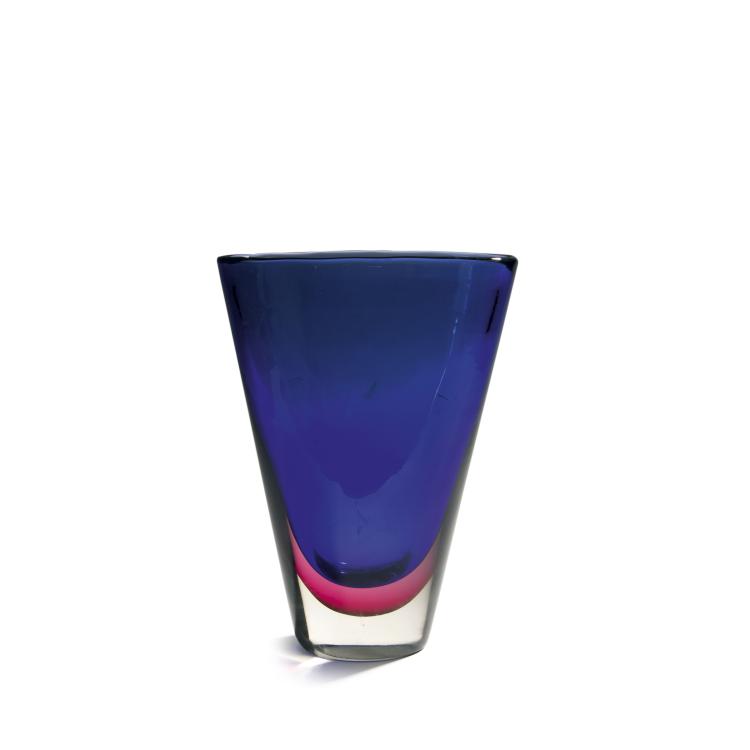 Hauptbild zu Objekt, Vase 'Sommerso', um 1955, Seguso Vetri d'Arte, Murano, 143C 590