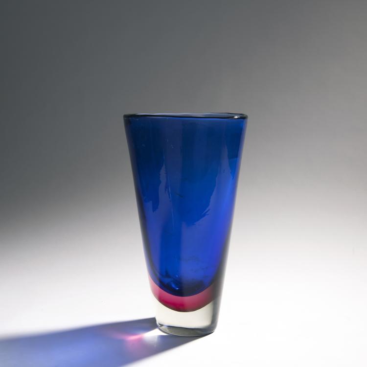 Bild 1 zu Objekt, Vase 'Sommerso', um 1955, Seguso Vetri d'Arte, Murano, 143C 590