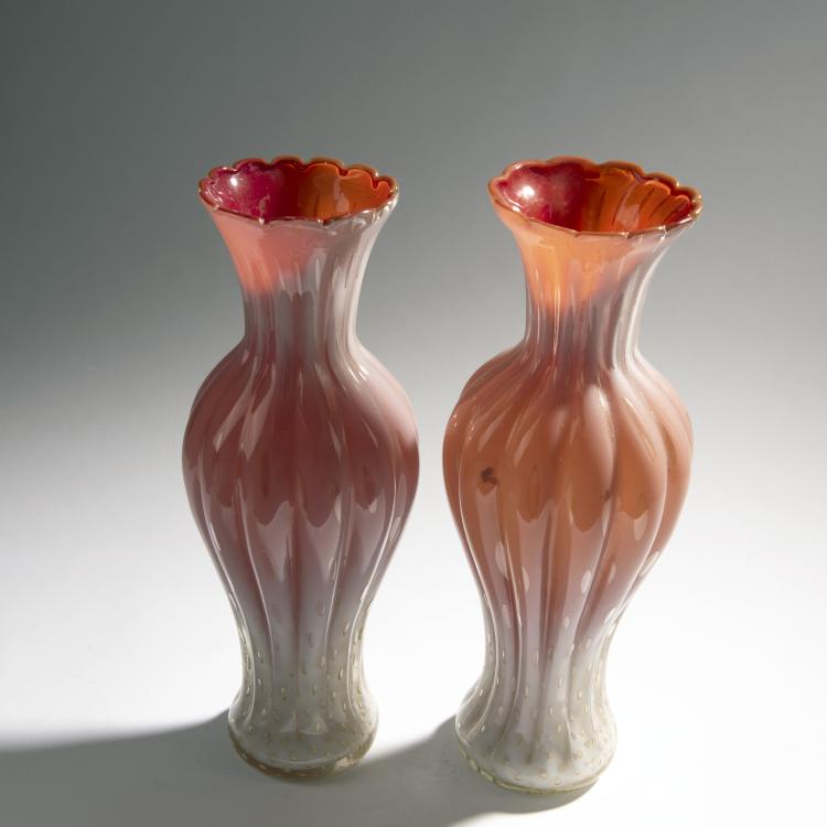 Bild 1 zu Objekt, Paar Vasen, 1950er, Toso, Fratelli, Murano, 143C 630