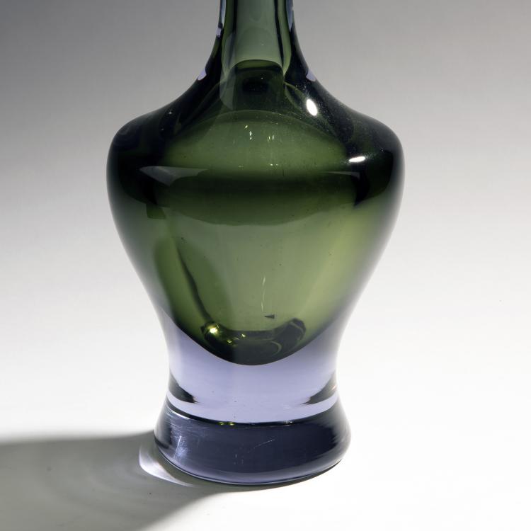 Bild 1 zu Objekt, Flasche mit Stopfen 'Sommerso', 1960er Jahre, Seguso Vetri d'Arte, Murano, 143C 593