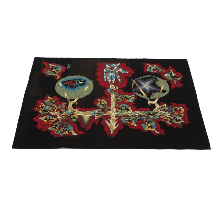 Hauptbild zu Objekt, Tapisserie 'Le Signe de la Balance', 1950er Jahre, Legoueix, Pierre, Aubusson (zugeschrieben), 143B 391