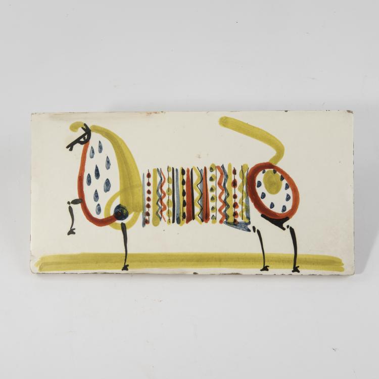 Bild 2 zu Objekt, 'Horse' tile, 1950s, Studio Roger Capron, Vallauris, 146C 565
