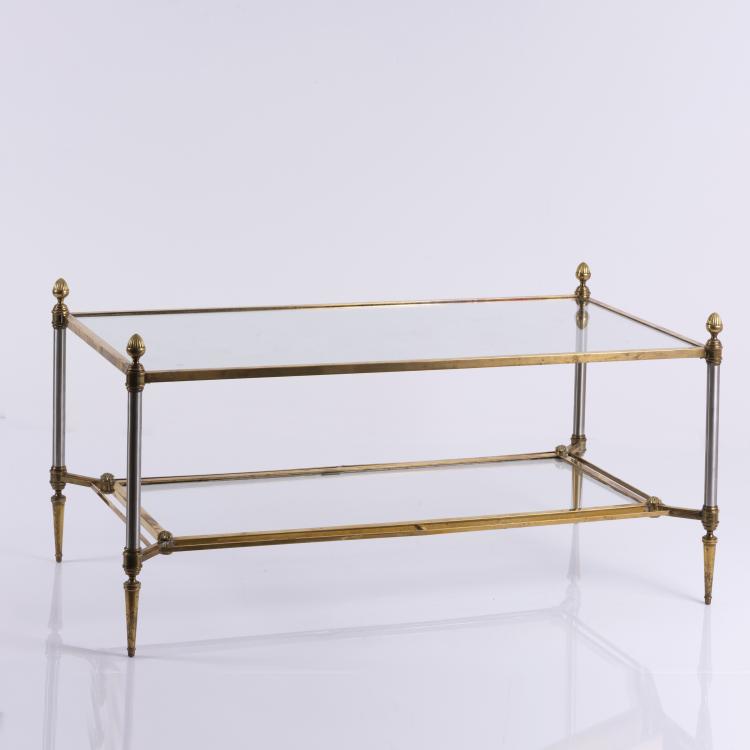 Hauptbild zu Objekt, Beistelltisch 'K&ouml;nigshof', um 1972, Maison Jansen, Paris, 143B 465