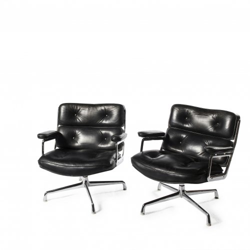 Zwei Armlehnsessel 'Time-Life Executive chair', 1960