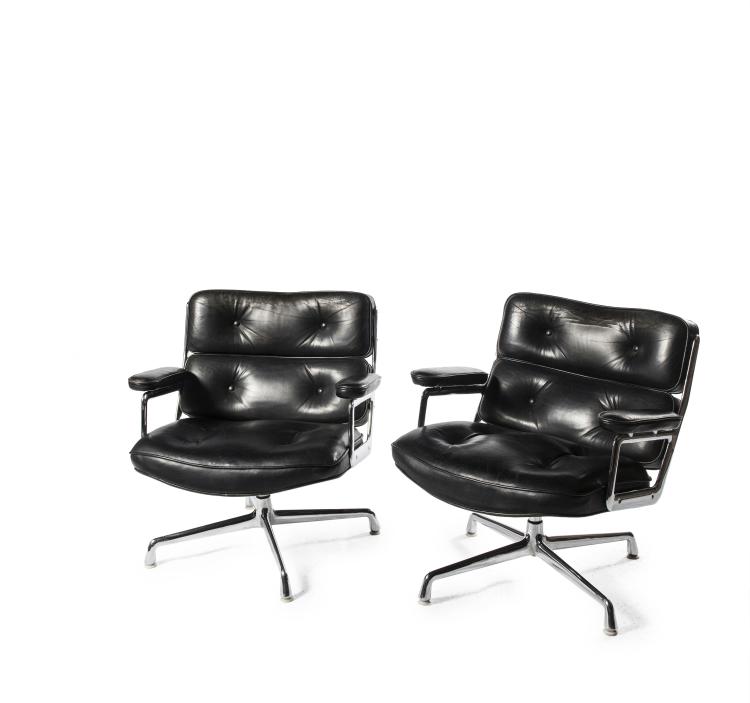 Hauptbild zu Objekt, Zwei Armlehnsessel 'Time-Life Executive chair', 1960, Miller, Herman, Zeeland, 143B 412