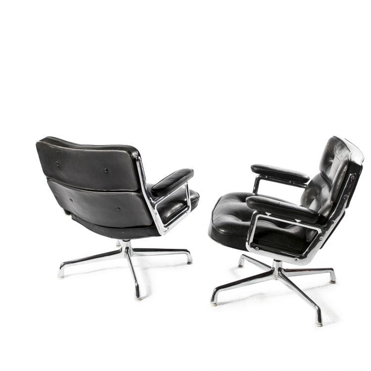 Bild 1 zu Objekt, Zwei Armlehnsessel 'Time-Life Executive chair', 1960, Miller, Herman, Zeeland, 143B 412