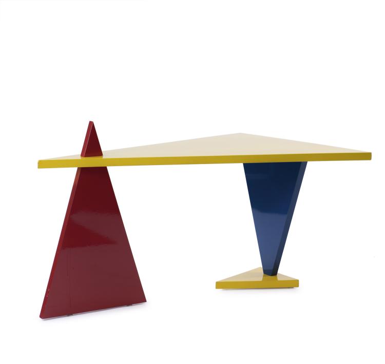 Hauptbild zu Objekt, 'Triangolo' desk, 1980s, Peter Shire (in the style of), Italien, 149A 267