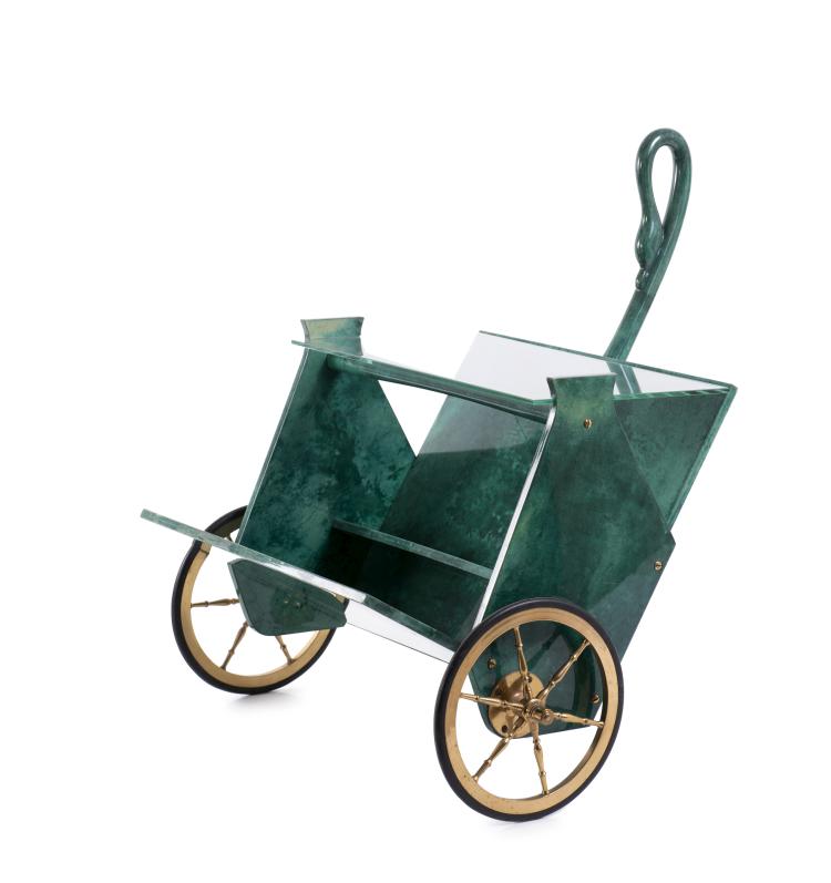 Hauptbild zu Objekt, Magazine cart, 1950s, Aldo Tura, Tura, Mailand, 149A 83