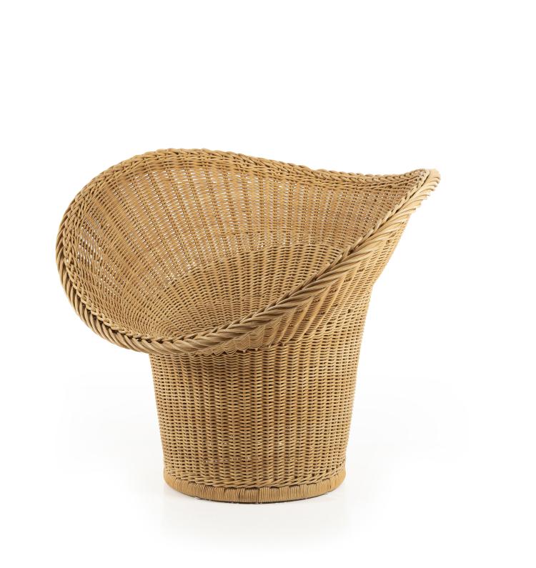 Bild 3 zu Objekt, Korbsessel 'E 20', 1957, Murmann, Heinrich, Johannisthal, 145A 153