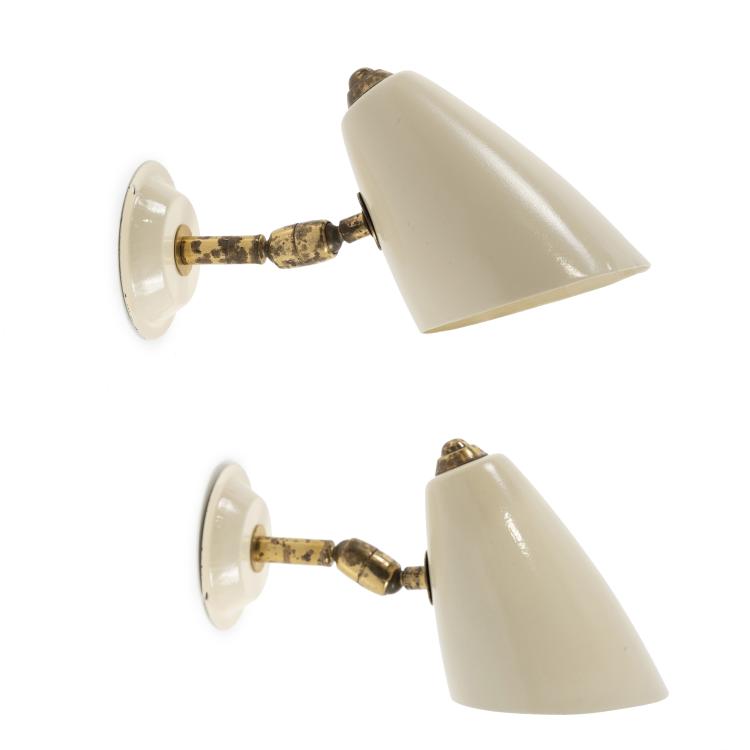 Hauptbild zu Objekt, Two sconces, 1950s, Italien, 145B 306