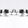 10 'Aluminium Group' armchairs