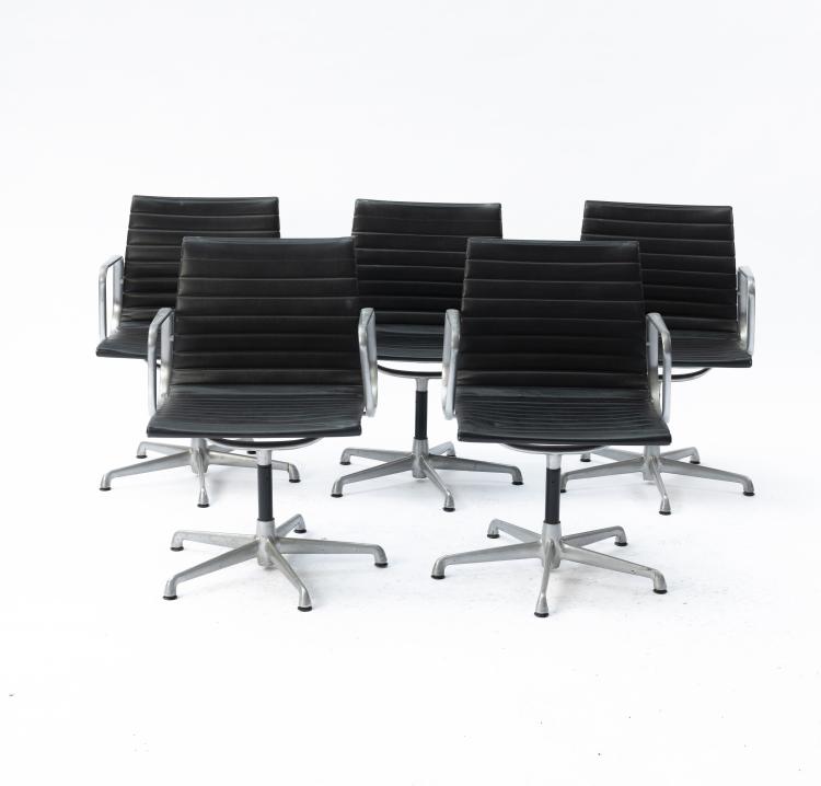 Bild 1 zu Objekt, 10 'Aluminium Group' armchairs, ICF Cadsana f&uuml;r Herman Miller, Zeeland, 145B 314