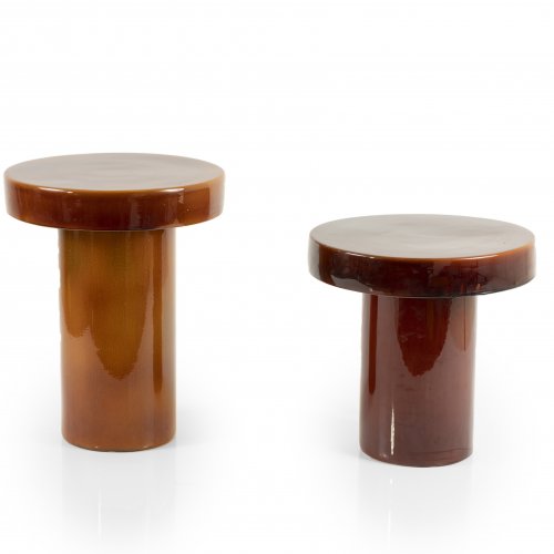 Two small occasional tables, c. 1975