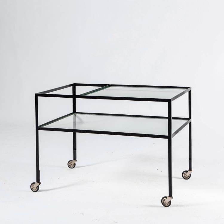 Bild 2 zu Objekt, Servierwagen, 1956, Herbert Hirche, Holz&auml;pfel, Christian, KG, Ebhausen, 145A 150