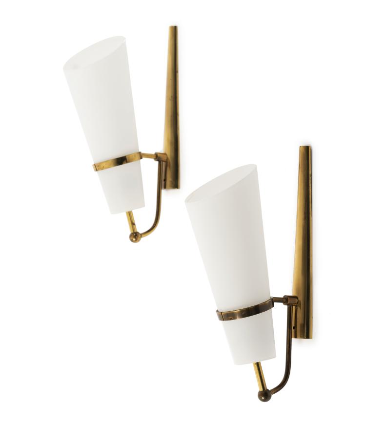 Hauptbild zu Objekt, Two sconces, c. 1955, Italien, 145B 296