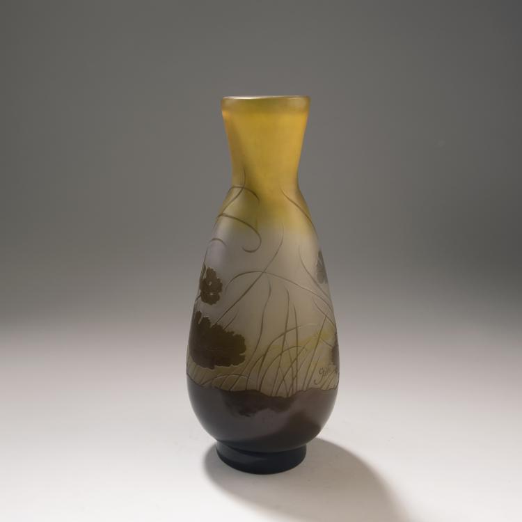 Bild 1 zu Objekt, Vase 'Geraniums', 1908-18, Gall&eacute;, Etablissements, Nancy, 147B 218