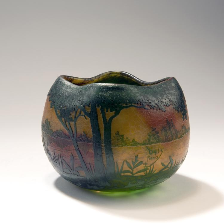 Bild 1 zu Objekt, Vase 'Paysage lacustre', 1905-10, Daum Fr&egrave;res, Nancy, 147B 111