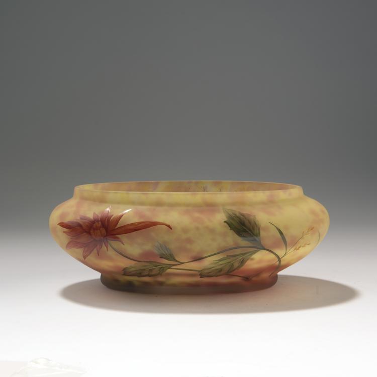 Bild 1 zu Objekt, Schale 'Dahlias', 1920er Jahre, Daum Fr&egrave;res, Nancy, 147B 157