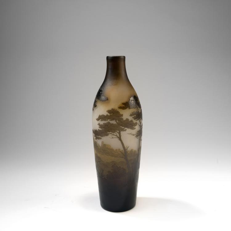 Bild 1 zu Objekt, Vase 'Les ch&acirc;teaux d'Ottrott', 1920er Jahre, Nicolas, Paul, Nancy; D'Argental, 147B 243