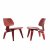 2 'LCW - Lounge Chair Wood' chairs