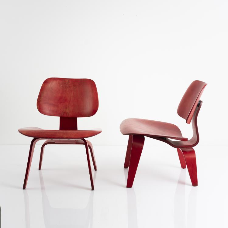 Bild 1 zu Objekt, 2 'LCW - Lounge Chair Wood' chairs, Evans Products, Gardena; Herman Miller, Zeeland., 145B 229