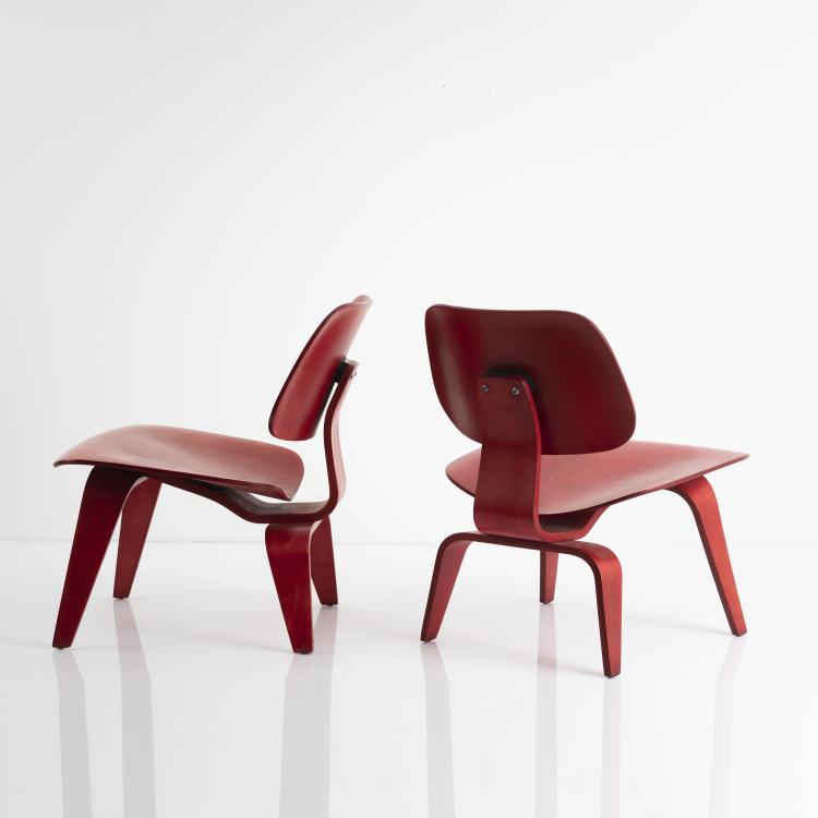 Bild 5 zu Objekt, 2 'LCW - Lounge Chair Wood' chairs, Evans Products, Gardena; Herman Miller, Zeeland., 145B 229