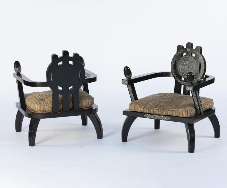 Bild 3 zu Objekt, Zwei Armlehnsessel, 1910er Jahre, Italien, 145B 188