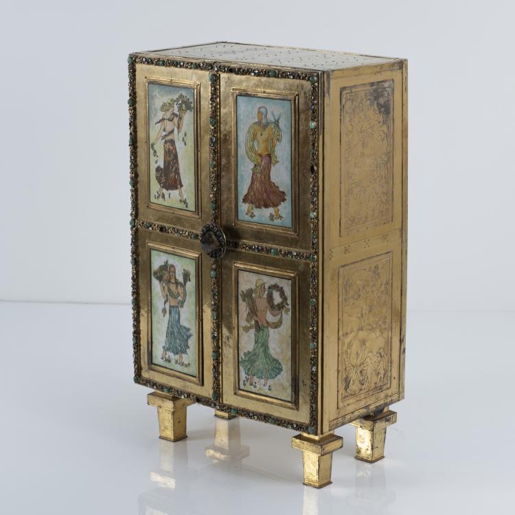 Hauptbild zu Objekt, Cabinet / dry-bar 'Quattro Stagioni', Italien, 145B 199