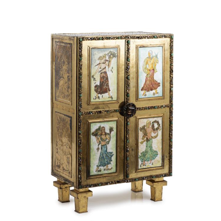 Bild 9 zu Objekt, Cabinet / dry-bar 'Quattro Stagioni', Italien, 145B 199