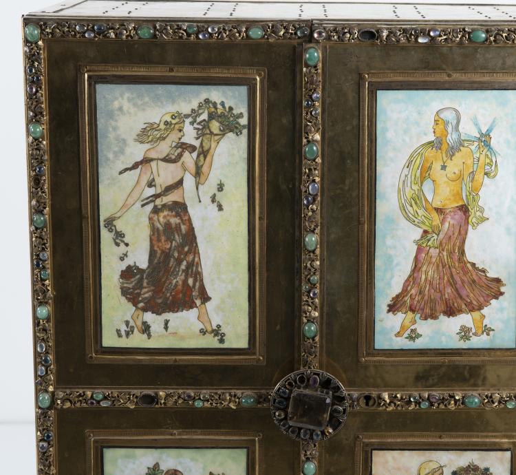 Bild 10 zu Objekt, Cabinet / dry-bar 'Quattro Stagioni', Italien, 145B 199