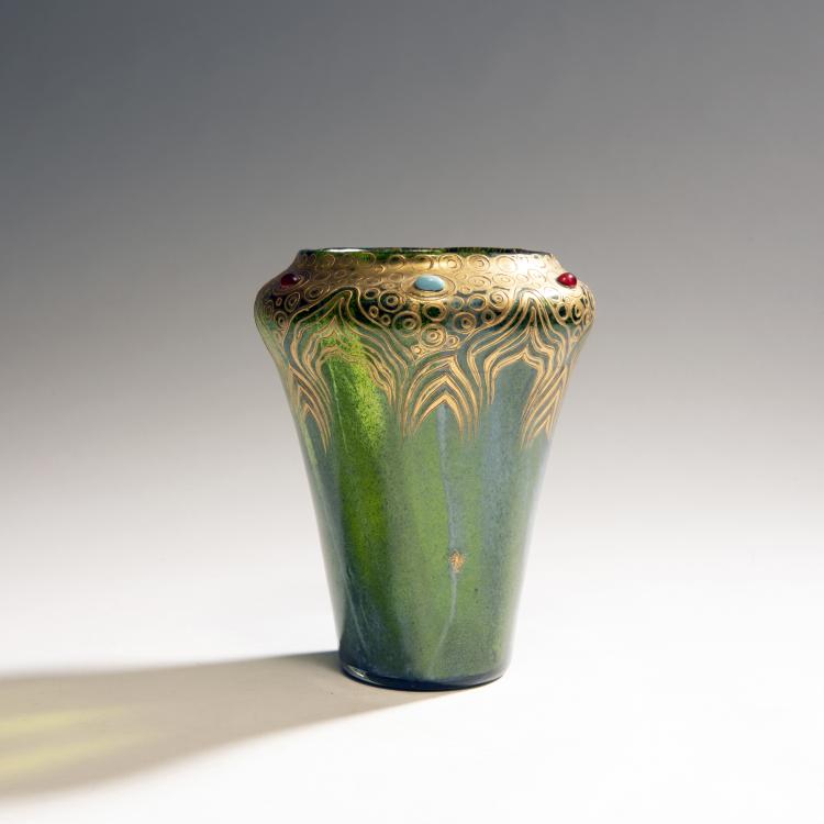 Bild 1 zu Objekt, 'Aventurin' vase, 1903-04, L&ouml;tz Wwe., Klosterm&uuml;hle, 144B 264