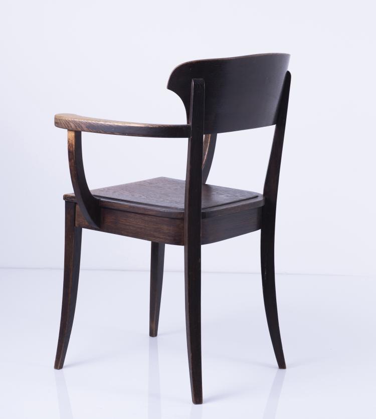 Bild 1 zu Objekt, Typenarmlehnstuhl 'Hellerau', 1919, Deutsche Werkst&auml;tten, Dresden Hellerau, 144B 533