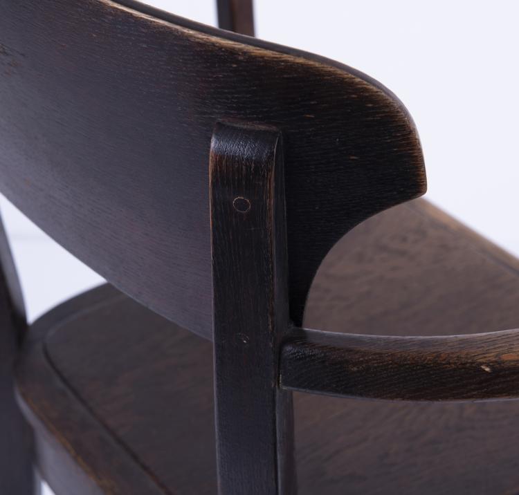 Bild 3 zu Objekt, Typenarmlehnstuhl 'Hellerau', 1919, Deutsche Werkst&auml;tten, Dresden Hellerau, 144B 533