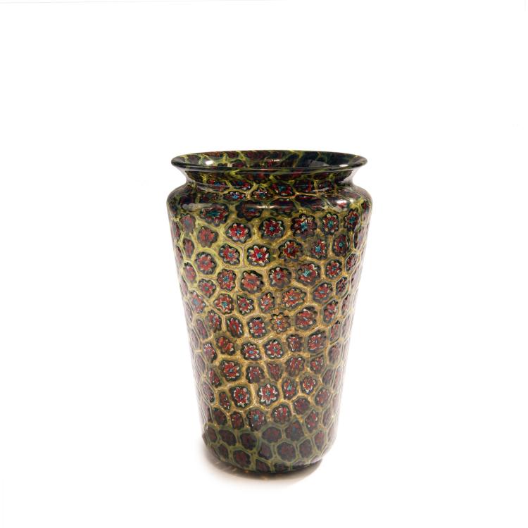 Hauptbild zu Objekt, 'A murrine' vase, 1950s, Toso, Fratelli, Murano, 146D 876