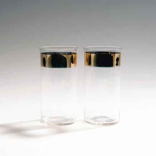 Two tumblers from the 'Wertheim' set, 1902