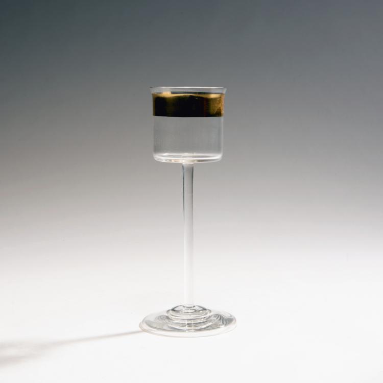 Hauptbild zu Objekt, Liquor glass from the 'Wertheim' set, 1902, Poschinger, Benedikt von, Oberzwieselau, 144B 239