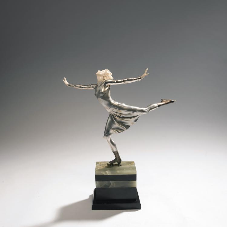 Hauptbild zu Objekt, 'The Skater', c. 1925 , 144B 350