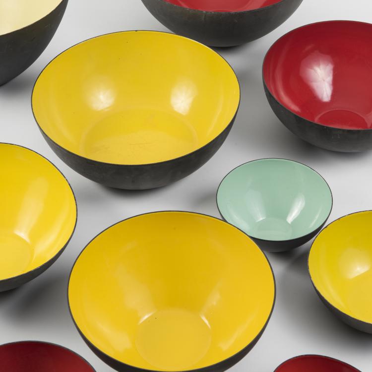 Bild 2 zu Objekt, Twelve 'Krenit' bowls, c. 1953, &Oslash;rskov, Torben & Co., Kopenhagen, 145B 239