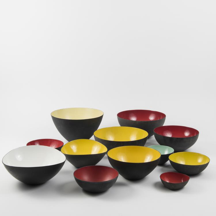Bild 4 zu Objekt, Twelve 'Krenit' bowls, c. 1953, &Oslash;rskov, Torben & Co., Kopenhagen, 145B 239