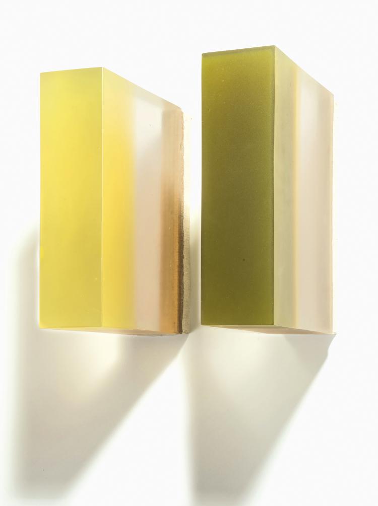 Hauptbild zu Objekt, Ohne Titel (Zwei abstrakte Kompositionen), 2001, 145C 500