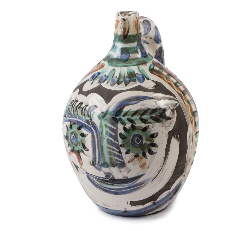 Bild 3 zu Objekt, Krug 'Visage aux yeux rieurs', 1969 (Entwurf), Pablo Picasso, Madoura, 145C 493