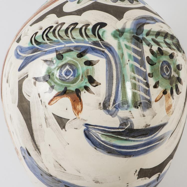 Bild 5 zu Objekt, Krug 'Visage aux yeux rieurs', 1969 (Entwurf), Pablo Picasso, Madoura, 145C 493