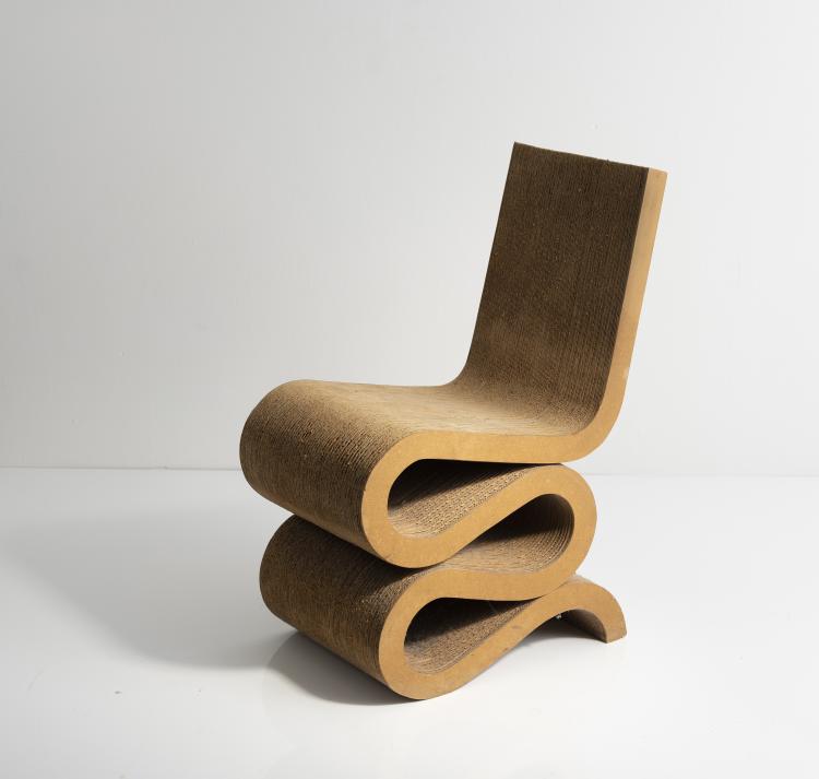 Bild 1 zu Objekt, Stuhl 'Wiggle Side Chair', 1972, Vitra, Weil am Rhein, 146C 654